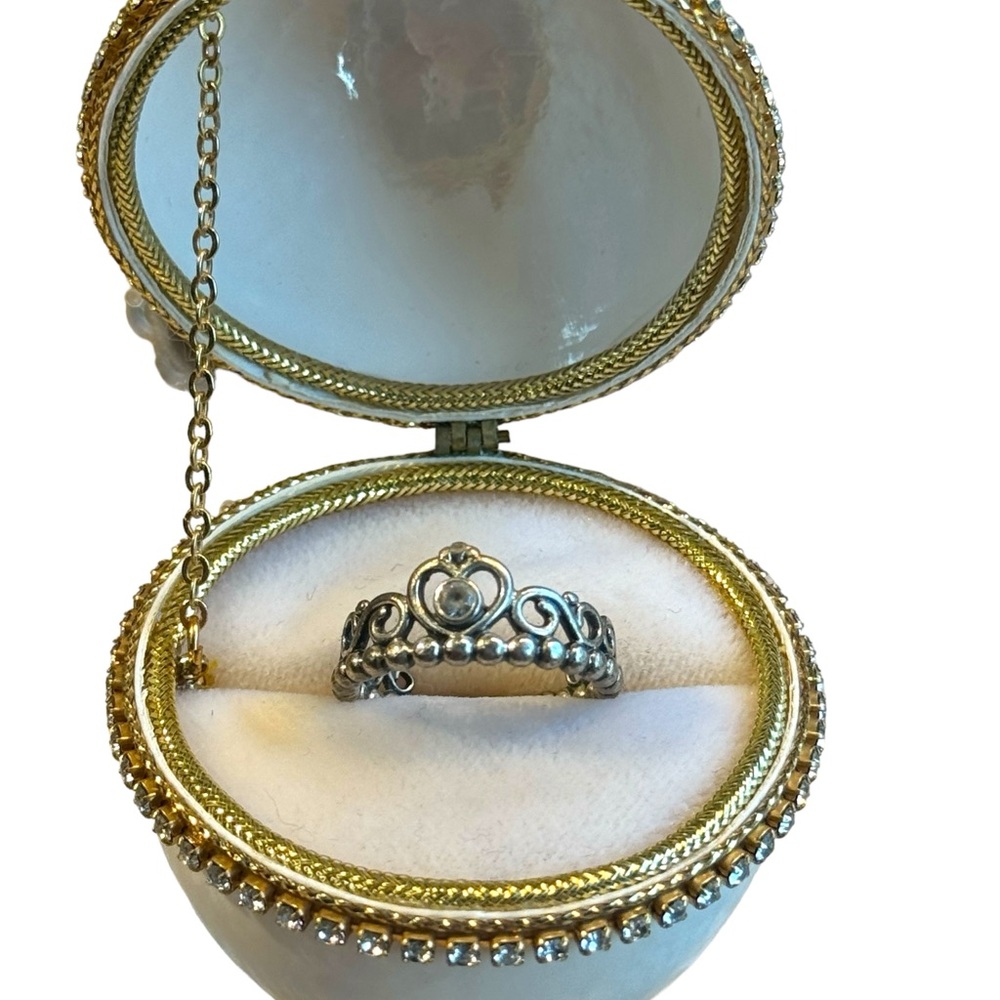 Lovely Pandora Crown 925 ALE Sterling Silver Ring